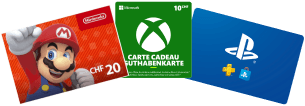 Guthaben für Xbox, PlayStation und Nintendo