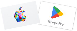 Apple Gift Cards und Google Play Guthaben